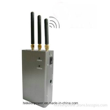 3 Antenna Handheld CDMA GSM 3G Phone Jammer